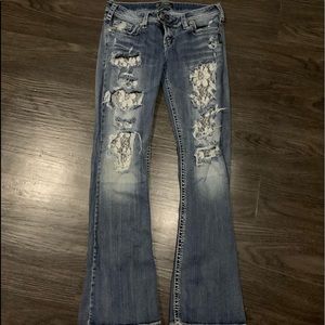 Silver jeans